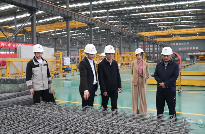 南昌市住房和城鄉(xiāng)建設局副局長薛凱喜到市政遠大公司調研裝配式建筑
