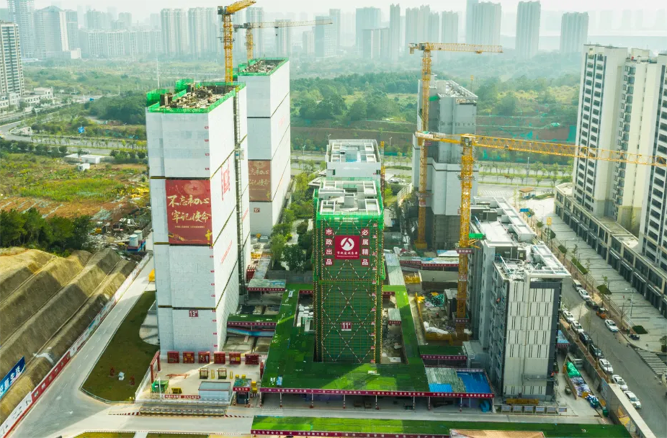 南昌市政建設(shè)集團有限公司聯(lián)發(fā)悅尚居項目(聯(lián)發(fā)九龍和悅)全面封頂 南昌市政建設(shè)集團有限公司聯(lián)發(fā)悅尚居項目(聯(lián)發(fā)九龍和悅)全面封頂